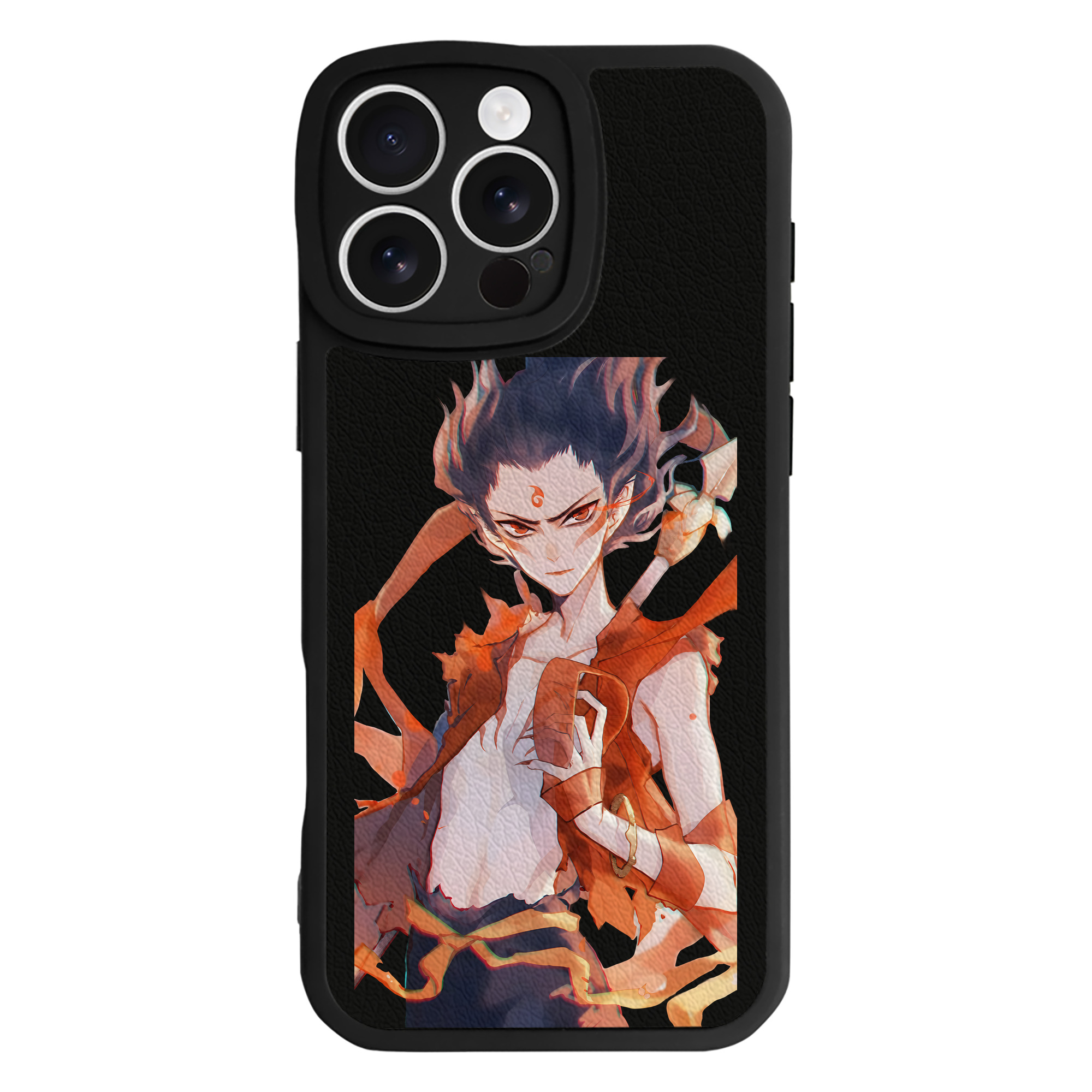 （画像用） Ne Zha 2 ナタ 魔童の大暴れ 【iPhone 16シリーズ対応】シリコンスマホケース（レザー調） 材質：シリコン